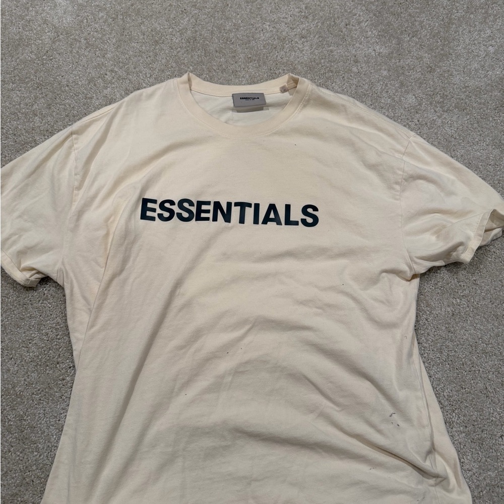 Essentials fear of god Cream Men's T-Shirt